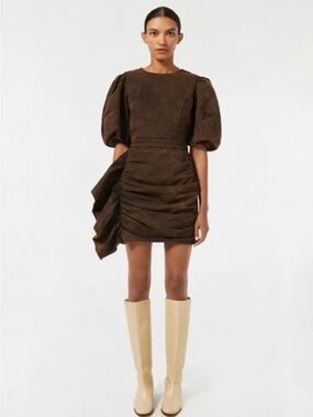 RHODE - Pia Dress in Mocha (Sz 2)